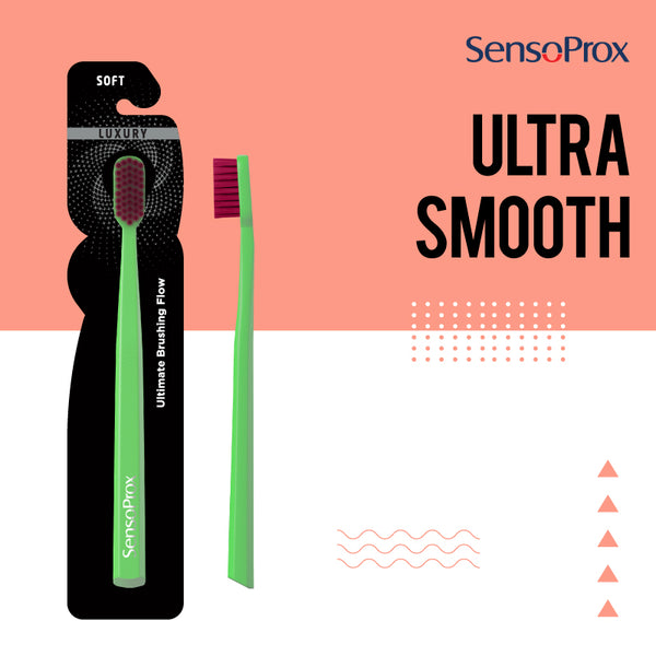 SensoProx Unisex Adult Super Soft Ultra Smooth Toothbrush