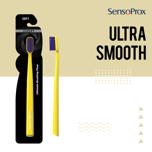 SensoProx Unisex Adult Super Soft Ultra Smooth Toothbrush